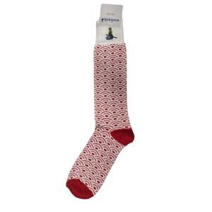 NEW Soxfords "Seigaiha"  Mens Dress Socks Cotton Blend Mens 8-12
